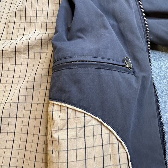 LL BEAN Men's Coat Jacket Gray Blue Size XL Poly Nylon - Picture 8 of 9